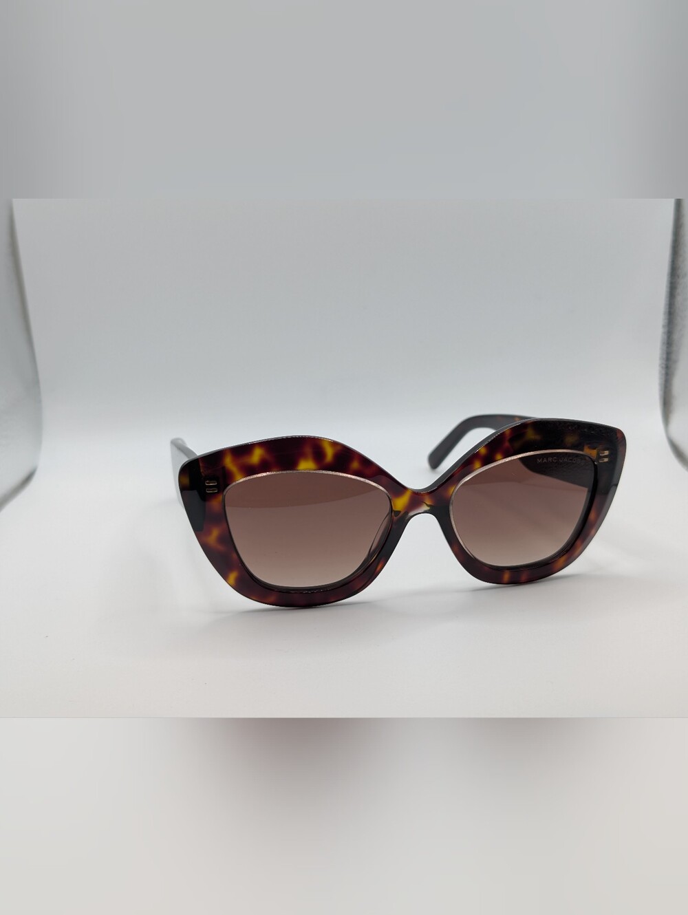 NWT Marc Jacobs The Sunglasses MARC 800/S Havana Tortoise Cat Eye Sunglasses